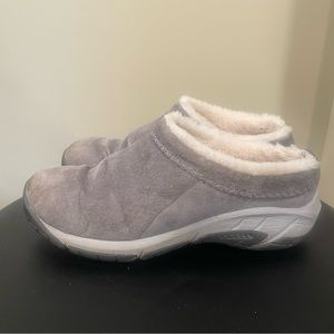 Merrell Primo Chill Slide Clogs Fur Lined Women’s 8.5 Gray No Insole